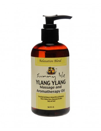 SUNNY ISLE JAMAICAN BLACK CASTOR OIL & YLANG YLANG MASSAGE AND AROMATHERAPY OIL - RELAXATION BLEND